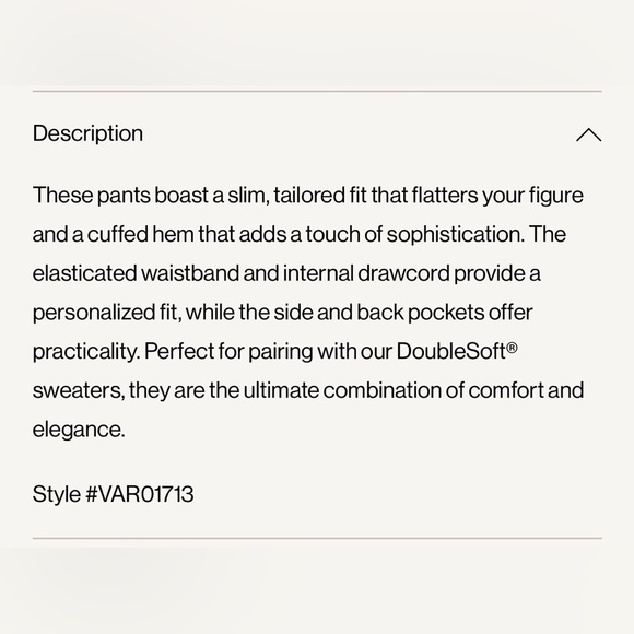 Varley doubled soft slim cuff pant - Picture 8 of 8